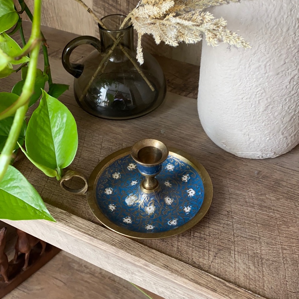 Brass candlestick